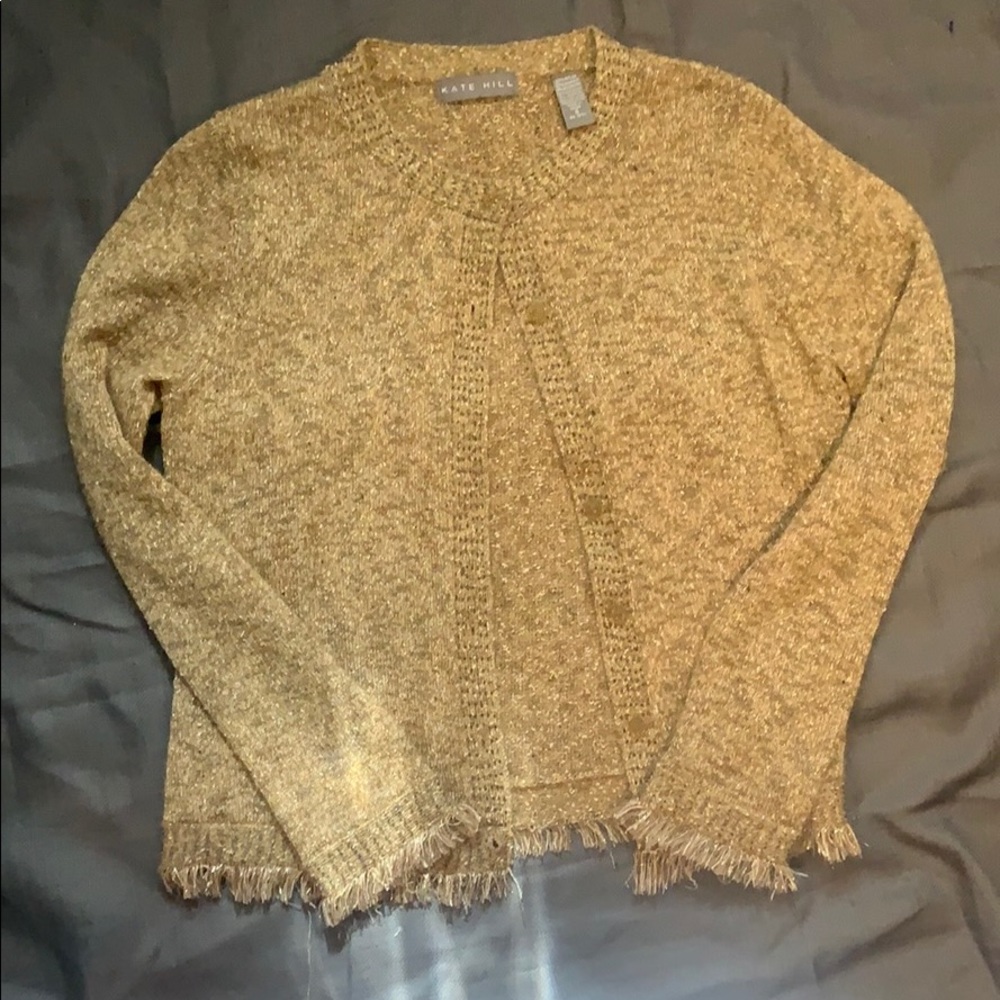 Kate Hill Gold Sweater